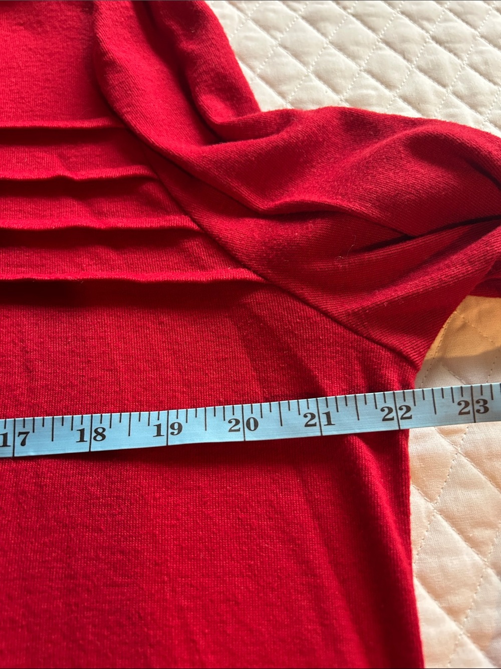 Sonoma Long-Sleeve Pintuck Top in Burgundy - Picture 5 of 7
